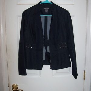 CHELSEA & THEODORE BLK STUD JACKET 2P